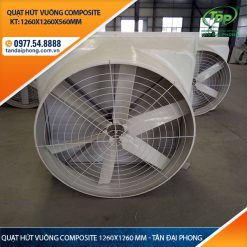 Quạt Hút Vuông Composite 1260×1260mm
