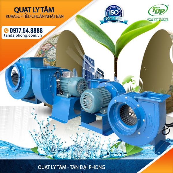 Quạt Ly Tâm KCF101-2.8-1.1KW/1.5HP