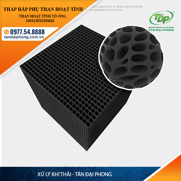 Than Hoạt Tính Tổ Ong Xử Lý Khí Thải