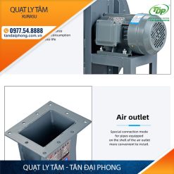 Quạt Ly Tâm Cao Áp 7.5kw, Quạt Ly Tâm Cao Áp 10HP