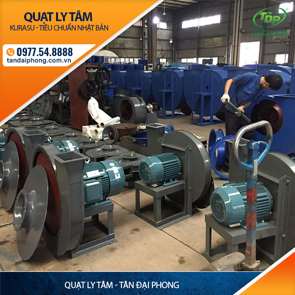 Quạt ly Tâm 7.5 Kw - Quạt Ly Tâm 10 Hp