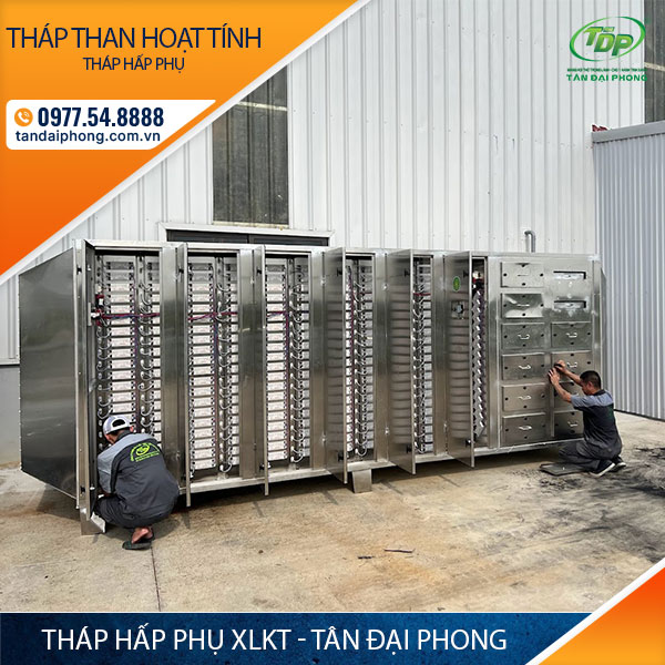 Tháp Hấp Phụ, Tháp Than Hoạt Tính Khử Mùi.
