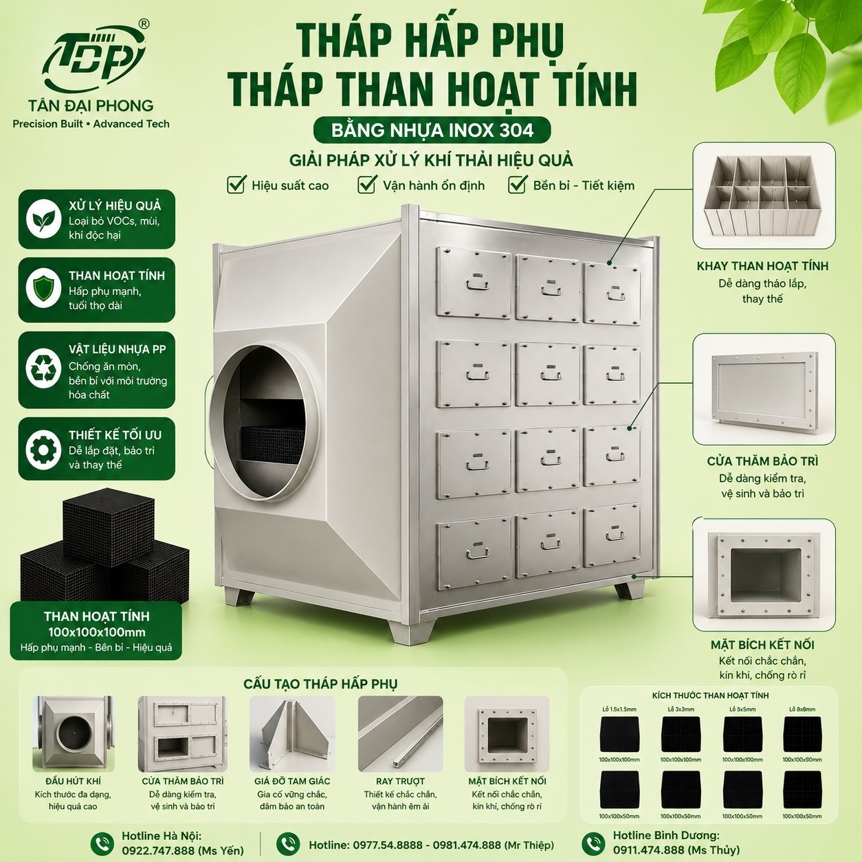 Tháp Hấp Phụ, Tháp Than Hoạt Tính