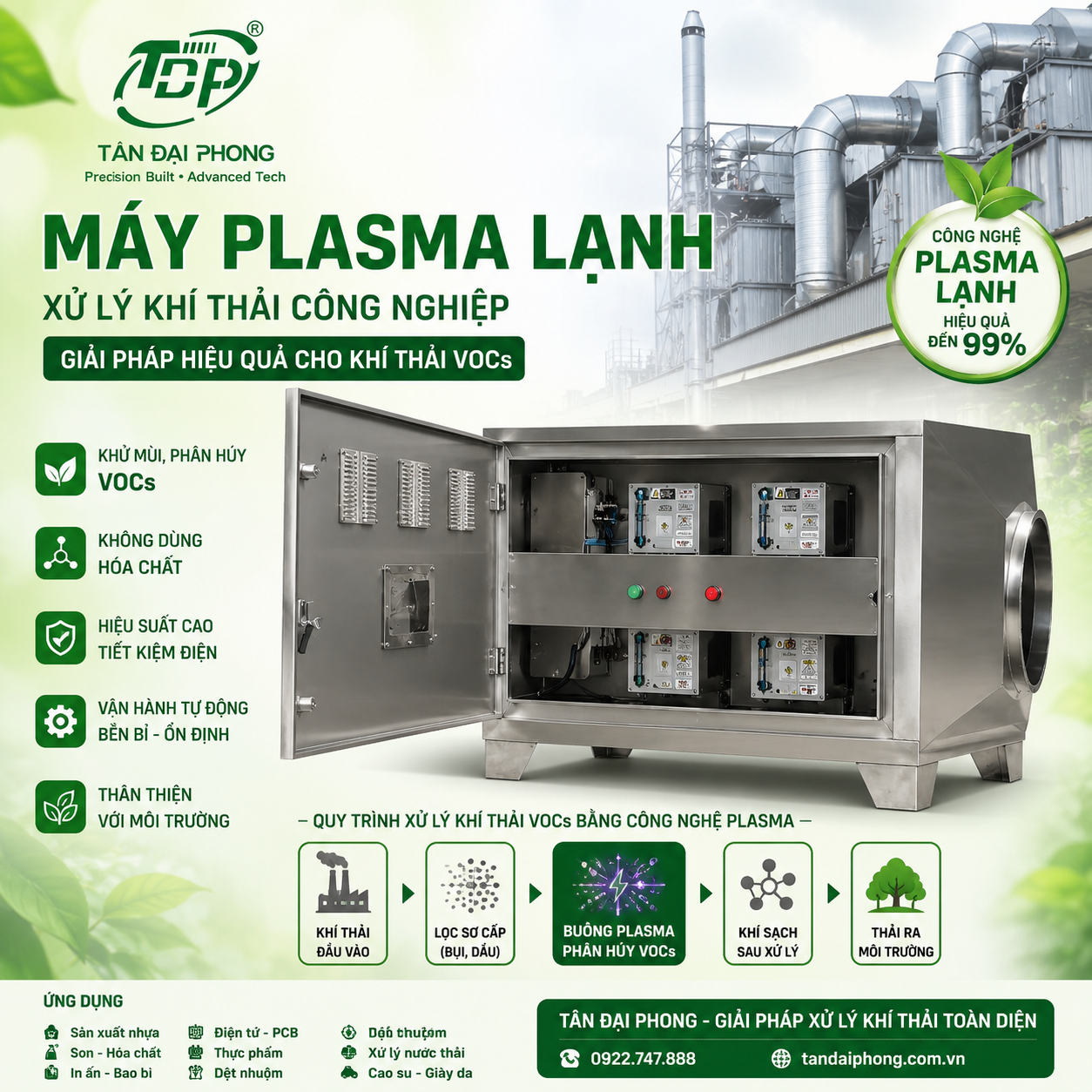 may-plasma-xu-ly-khi-thai (1) Máy Plasma Xử Lý Khí Thải Công Nghiệp