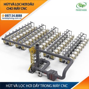Hệ thống hút hơi dầu máy CNC