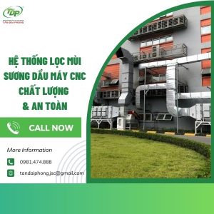 Hệ thống lọc mùi sương dầu máy CNC