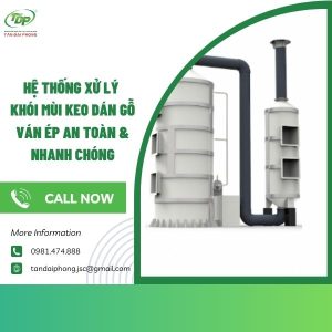 hệ thống xử lý khói mùi keo dán gỗ ván ép