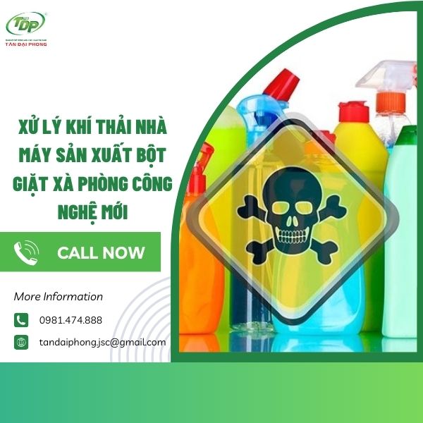 Ảnh hưởng của khí thải từ nhà máy sản xuất bột giặt