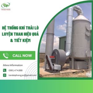 hệ thống khí thải lò luyện than