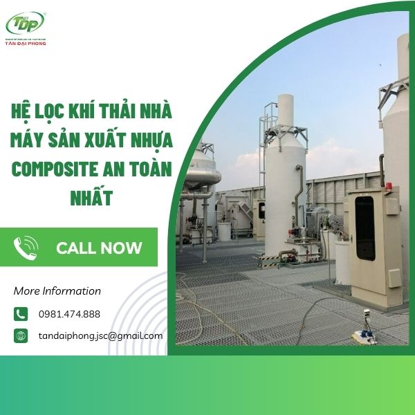 hệ lọc khí thải nhà máy sản xuất nhựa Composite Hiệu quả của hệ lọc tĩnh điện khi xử lý khí thải Composite