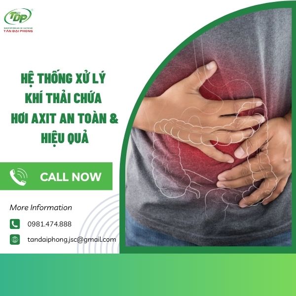 xử lý khí thải chứa hơi Axit Khí thải chứa hơi axit tác động xấu đến sức khỏe con người