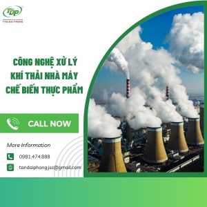 khí thải nhà máy chế biến thực phẩm