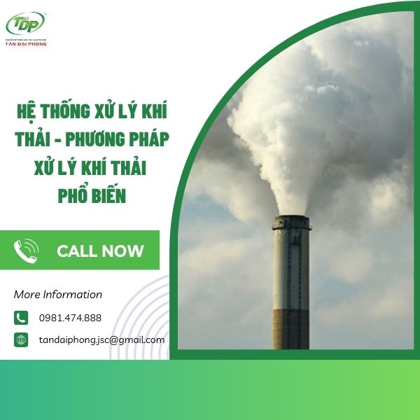hệ thống xử lý khí thải Những điều cần biết về hệ thống xử lý khí thải