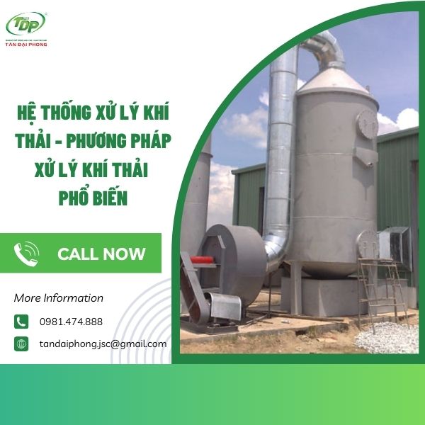 hệ thống xử lý khí thải Phương pháp hấp thụ trong lọc không khí