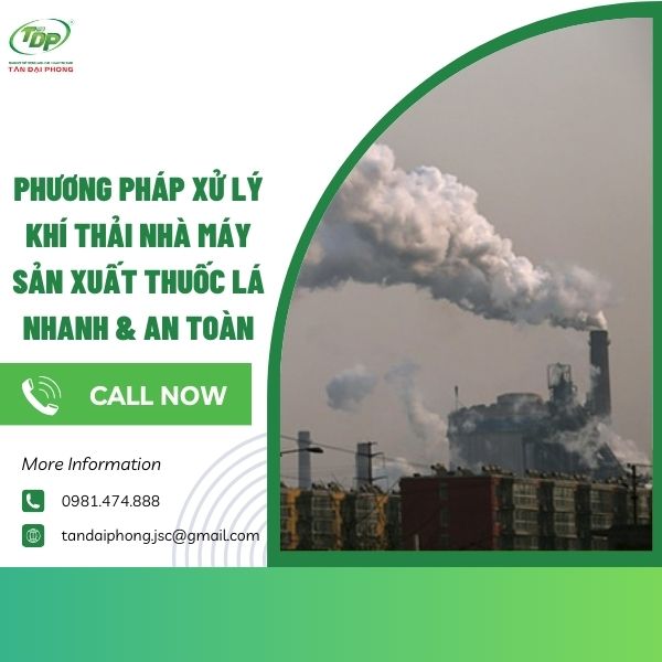 Phương pháp xử lý khí thải kiểu Cyclone ướt dạng tháp phun