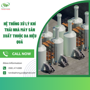 Quy trình xử lý khí thải nhà máy sản xuất thuộc da