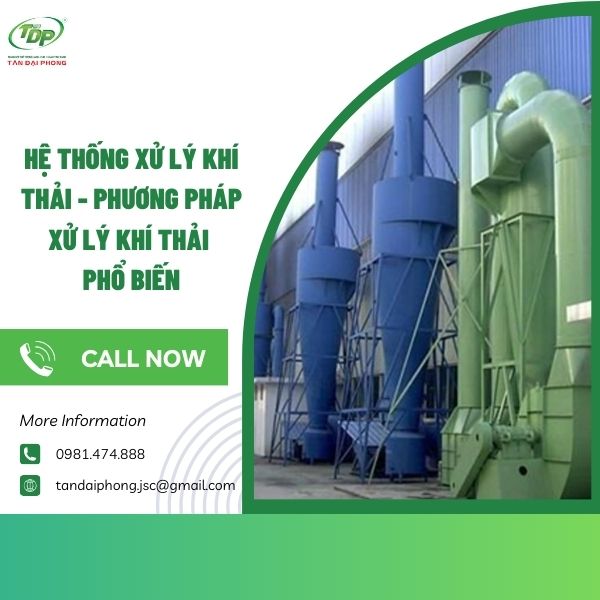 hệ thống xử lý khí thải Ứng dụng của xử lý khí thải trong thực tế