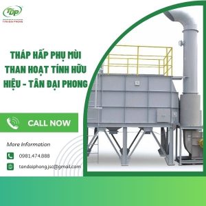 Ứng dụng thực tế của tháp hấp phụ mùi than hoạt tính