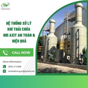 xử lý khí thải chứa hơi Axit