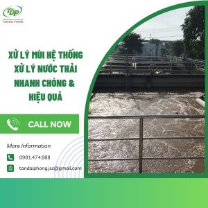 Xử lý mùi hệ thống xử lý nước thải