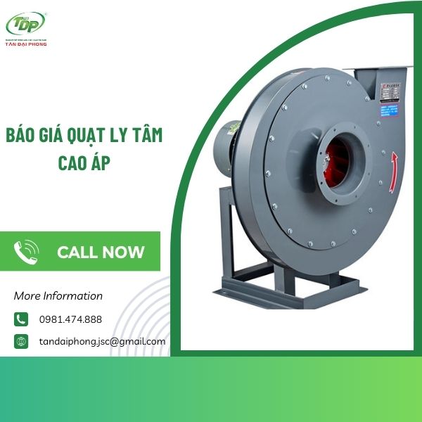 Báo giá quạt ly tâm cao áp 