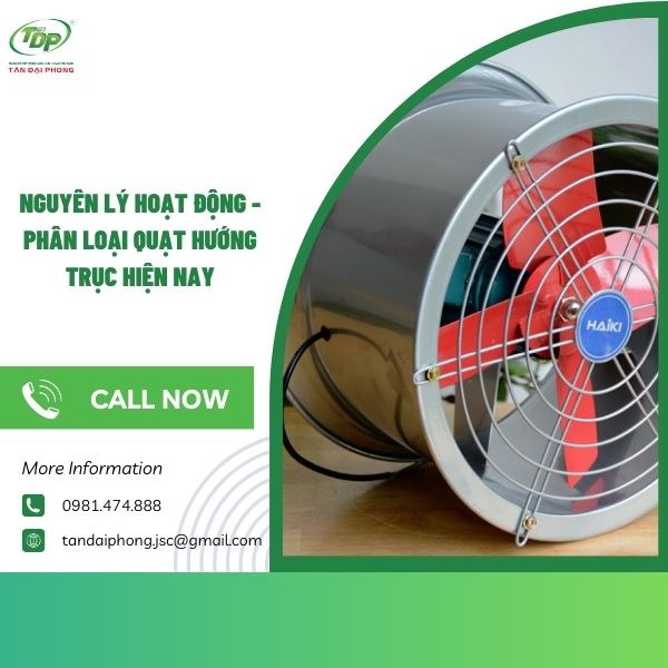 quạt hướng trục Quạt hướng trục mang đến cảm giác thoải mái, dễ chịu
