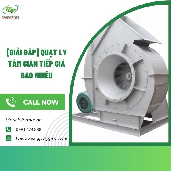 Quạt ly tâm gián tiếp còn được biết đến với tên quạt sên, quạt sò