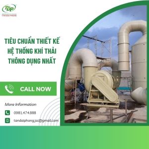 tiêu chuẩn thiết kế hệ thống khí thải