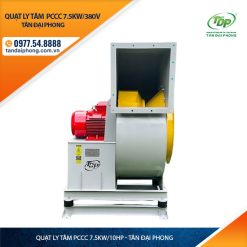 Quạt Ly Tâm Hút Khói Phòng Cháy 7.5Kw hay còn gọi là Quạt Ly Tâm Phòng Cháy 7.5kw, hay Quạt Ly Tâm Phòng Cháy 10Hp hay Quạt Ly Tâm Pccc 7.5Kw hoặc Quạt Ly Tâm Pccc 10Hp