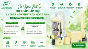 Sự Khác Biệt Của Tháp Hấp Thụ Và Tháp Hấp Phụ