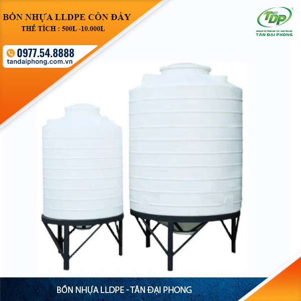 Bồn Nhựa LLDPE Vát Đáy