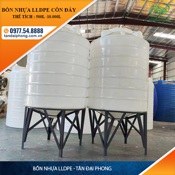 Bồn Nhựa LLDPE Vát Đáy