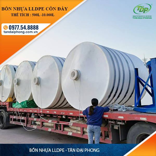 Bồn Nhựa LLDPE Vát Đáy