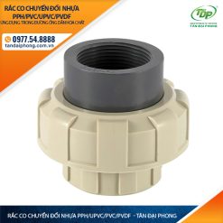 Rắc Co Chuyển Đổi Ống Nhựa PPH/PVC/UPVC/PVDF