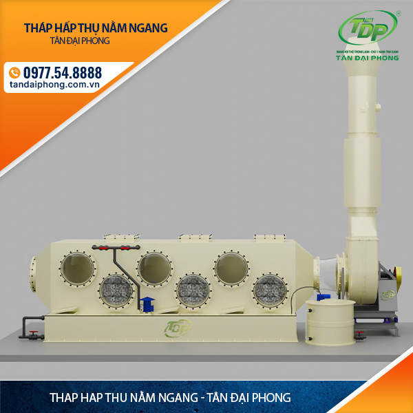 Tháp Hấp Thụ Nằm Ngang
