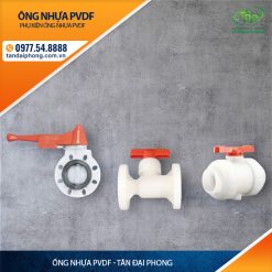 Van Mặt Bích PVDF
