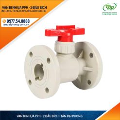 Van Bi Nhựa PPH lắp Bích