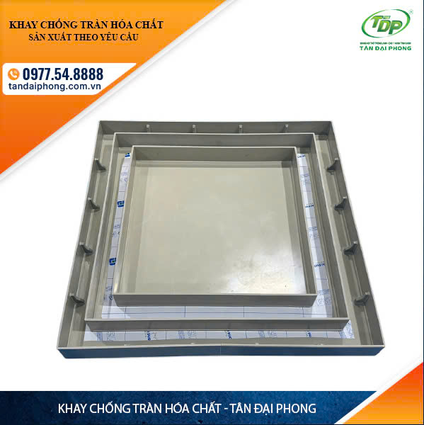 Khay chống tràn hóa chất tại Hòa Bình