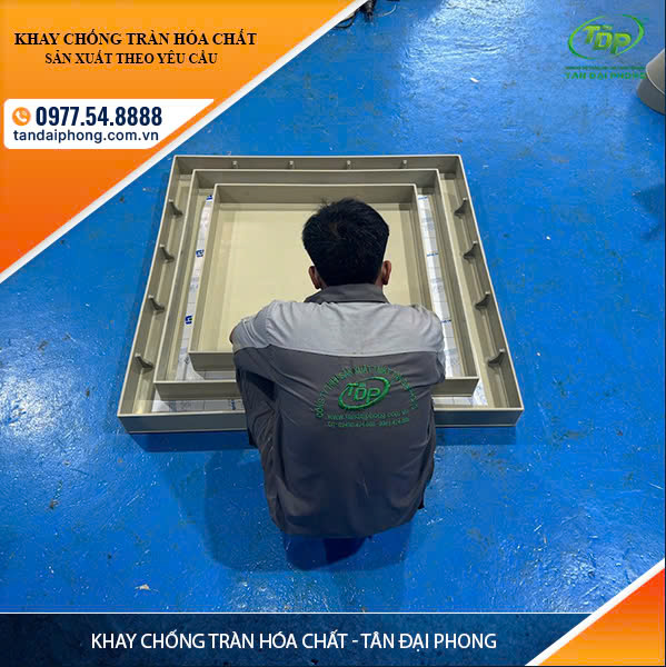 Khay chống tràn hóa chất tại Thái Nguyên