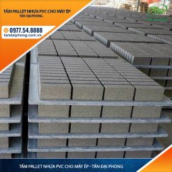 Tấm Pallet Nhựa PVC Cho Máy Ép