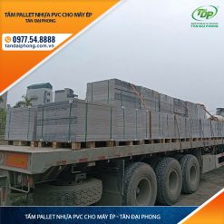 Tấm Pallet Nhựa PVC Cho Máy Ép