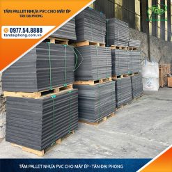 Tấm Pallet Nhựa PVC Cho Máy Ép