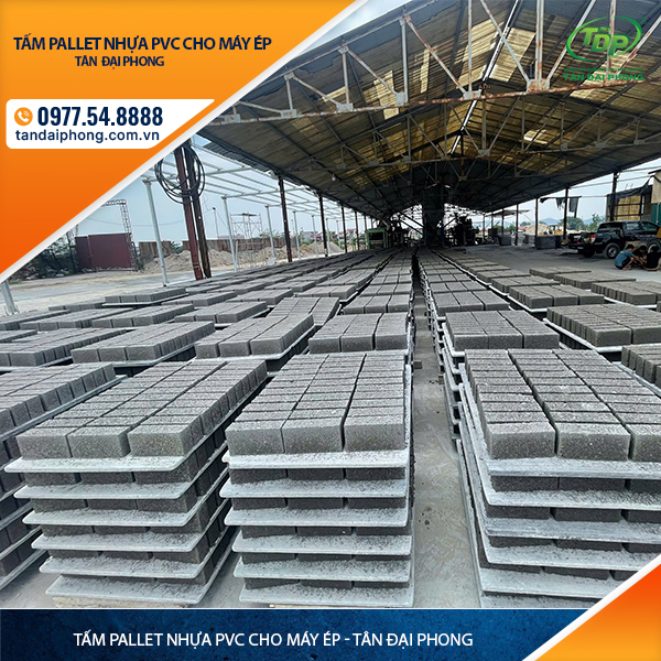 Tấm Pallet Nhựa PVC Cho Máy Ép