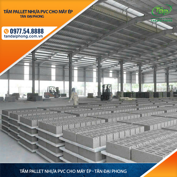 Tấm Pallet Nhựa PVC Cho Máy Ép