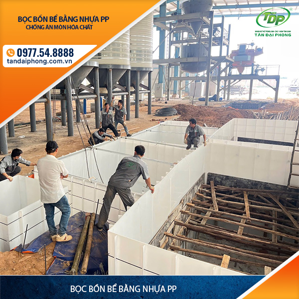 Bọc Bồn Bể Bằng Nhựa PP