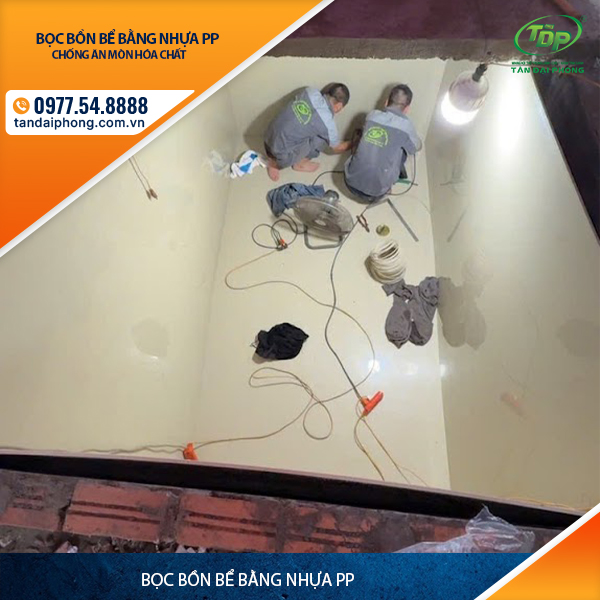 Bọc Bồn Bể Bằng Nhựa PP