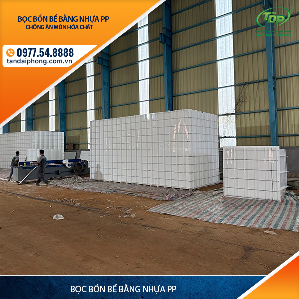 Bọc Bồn Bể Bằng Nhựa PP