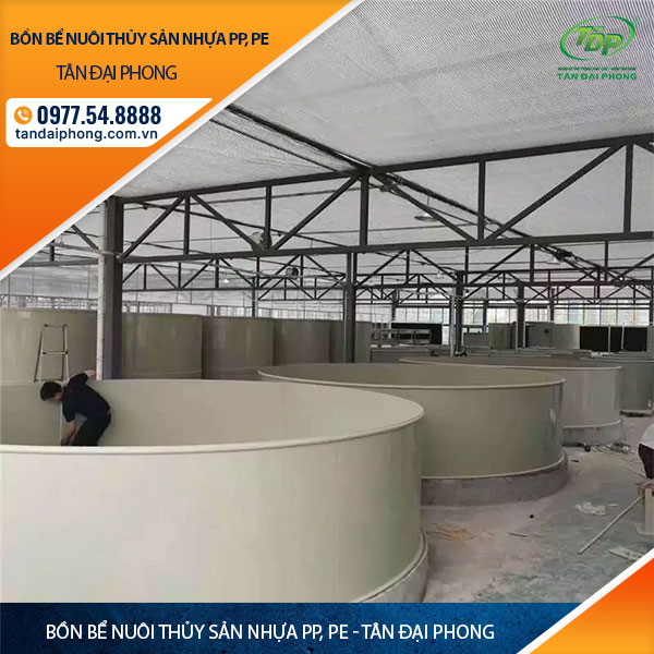 Bồn Bể Nuôi Thủy Sản Nhựa PP, PE