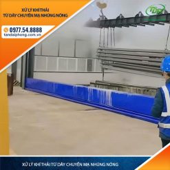 Xử Lý Khí Thải Từ Dây Chuyền Mạ Nhúng Nóng