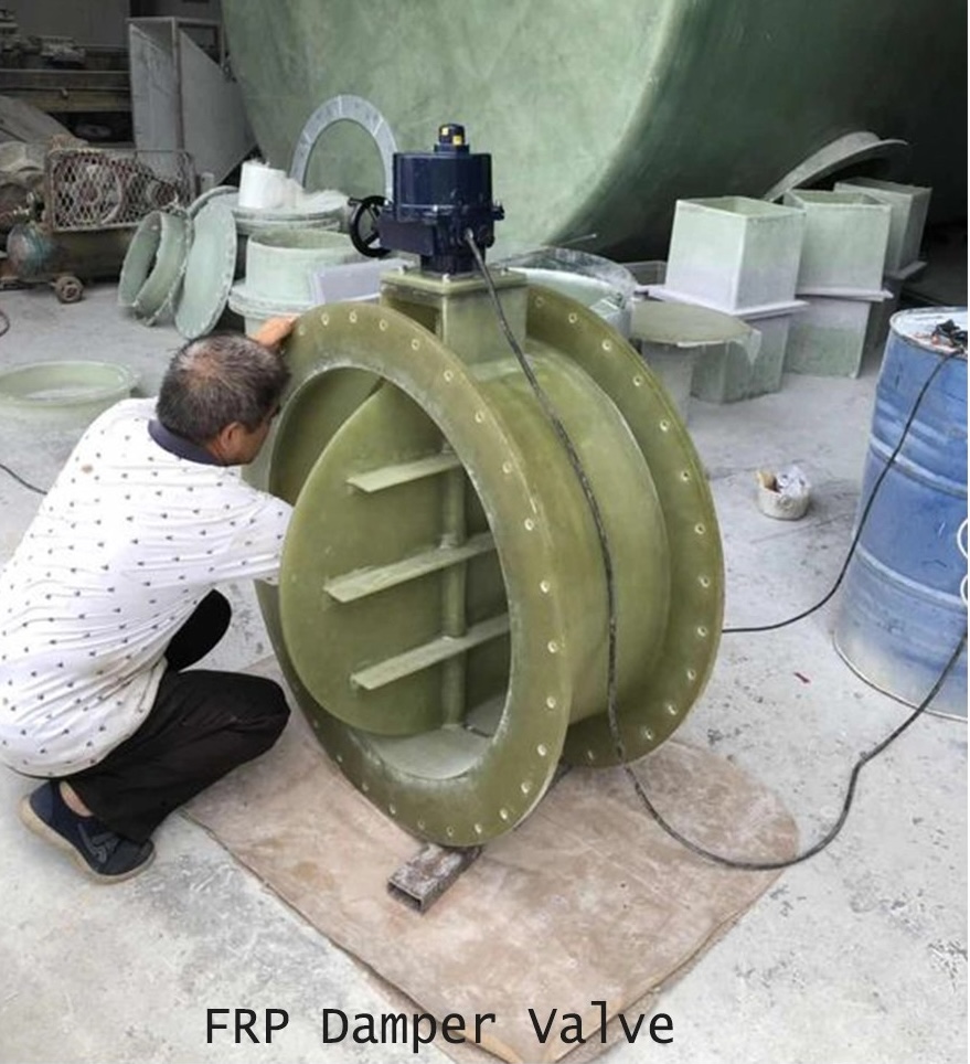 Van Gió Nhựa Composite FRP